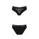 Трусики з широкою гумкою і мереживом Passion PS001 PANTIES black, size XL