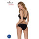 Трусики з широкою гумкою і мереживом Passion PS001 PANTIES black, size XL