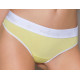 Спортивні трусики-стрінги Passion PS007 PANTIES yellow, size XL