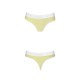 Спортивні трусики-стрінги Passion PS007 PANTIES yellow, size XL