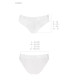 Трусики з широкою гумкою і мереживом Passion PS001 PANTIES white, size M