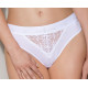 Трусики з широкою гумкою і мереживом Passion PS001 PANTIES white, size M