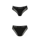 Трусики з прозорою вставкою Passion PS002 PANTIES black, size M