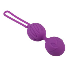 Вагінальні кульки Adrien Lastic Geisha Lastic Balls BIG Violet (L), діаметр 4 см, вага 90 гр