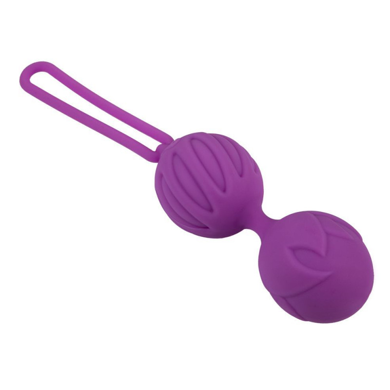 Вагінальні кульки Adrien Lastic Geisha Lastic Balls BIG Violet (L), діаметр 4 см, вага 90 гр