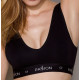 Спортивний топ з широкою гумкою Passion PS004 TOP black, size XL