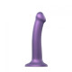 Насадка для страпона Strap-On-Me Mono Density Dildo Violet M, диам. 3,3см, одношаровий силікон, гнуч