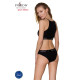 Трусики з прозорою вставкою Passion PS006 PANTIES black, size M