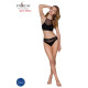 Трусики з прозорою вставкою Passion PS006 PANTIES black, size M