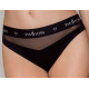 Трусики з прозорою вставкою Passion PS006 PANTIES black, size M