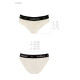 Трусики з широкою гумкою і мереживом Passion PS001 PANTIES ecru, size L