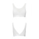 Топ з прозорою вставкою Passion PS002 TOP white, size L