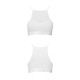 Спортивний топ з прозорою вставкою Passion PS006 TOP white, size L