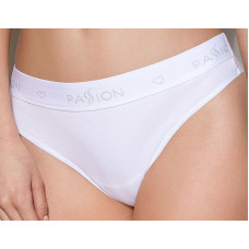 Трусики-бразиліана з бавовни Passion PS005 PANTIES white, size L