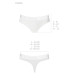 Трусики-бразиліана з бавовни Passion PS005 PANTIES white, size L