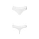 Трусики-бразиліана з бавовни Passion PS005 PANTIES white, size L