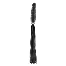 Флогер з ручкою-дилдо Fetish Tentation Whip with Dildo Handle