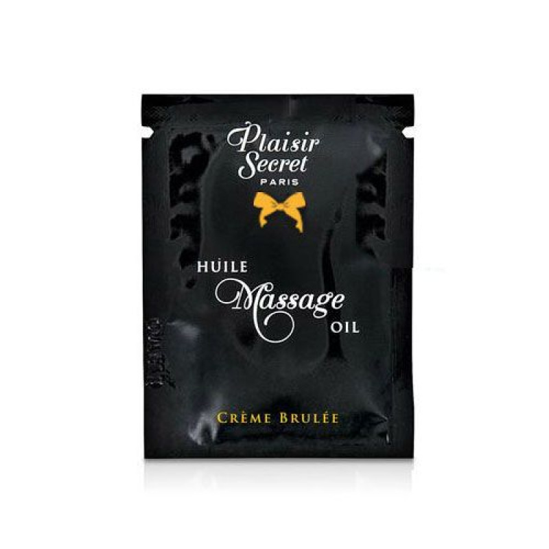 Пробник масажної олії Plaisirs Secrets Creme Brulee (3 мл)