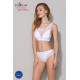 Трусики з прозорою вставкою Passion PS002 PANTIES white, size L