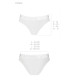 Трусики з прозорою вставкою Passion PS002 PANTIES white, size L