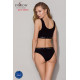 Трусики-сліпи з бавовни та еластаном Passion PS004 PANTIES black, size L