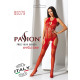 Бодістокінг з імітацією панчох Passion BS079 red