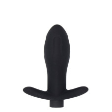 Анальна пробка з вібрацією MAI Attraction Toys №87 Black перезаряджаєма, длина 11см, диаметр 3,5см