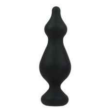 Анальна пробка Adrien Lastic Amuse Big Black (L) з двома переходами, макс. діаметр 4,4 см