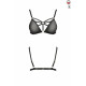 Бюстгальтер-стрепи MEGGY BRA black L/XL - Passion Exclusive