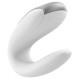 Смартвібратор для пар Satisfyer Double Fun (White) з пультом ДК