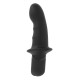 Вібратор Dorcel Mini Lover Black з обмежувачем, для точки G і масажу простати