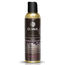 Масажна олія DONA Kissable Massage Oil Chocolate Mousse (110 мл) можна для оральних пестощів