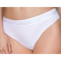 Трусики-бразиліана з бавовни Passion PS005 PANTIES white, size XL
