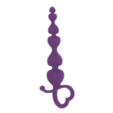 Анальні буси MAI Attraction Toys №79 Purple, довжина 18см, діаметр 3,1см