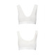 Спортивний топ з еластичної бавовни Passion PS005 TOP white, size L