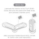 Мастурбатор Tenga Flip Zero Electronic Vibration White, змінна інтенсивність, розкладний