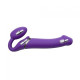 Безремінний страпон з вібрацією Strap-On-Me Vibrating Violet XL, діам. 4,5см, пульт ДК, регульований