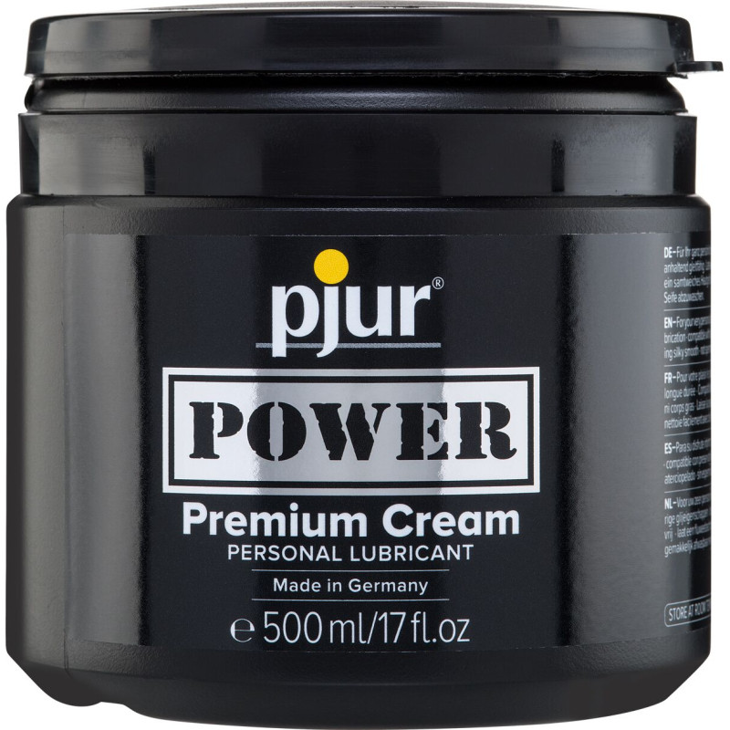 Густа змазка для фістингу та анального сексу pjur POWER Premium Cream 500 мл на гібридній основі