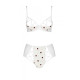 Еротичний комплект з малюнком LOVELIA BIKINI white L/XL - Passion