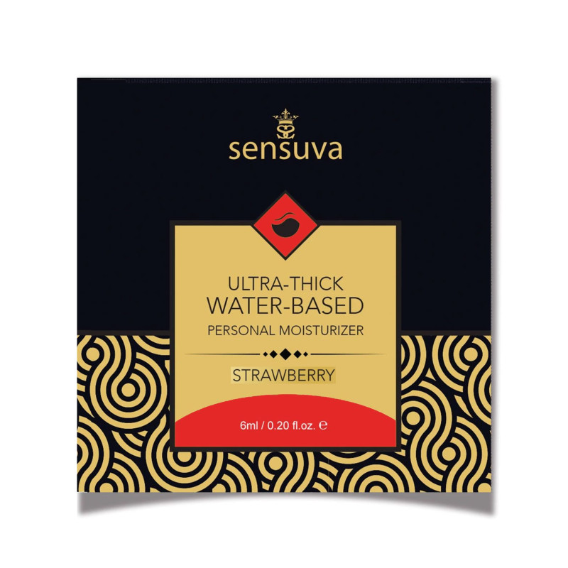 Пробник Sensuva - Ultra–Thick Water-Based Strawberry (6 мл)