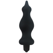 Анальна пробка з вібрацією Adrien Lastic Bullet Amuse Black, макс. діаметр 3,9 см