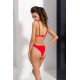 Боді LORAINE BODY red S/M - Passion Exclusive