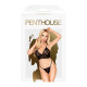 Комплект бралет та стрінги Penthouse - Double Spice Black M/L