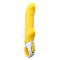 Потужний вібратор Satisfyer Vibes Yummy Sunshine з гнучким стовбуром та стимулювальним рельєфом, 12