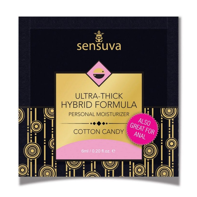 Пробник Sensuva - Ultra-Thick Hybrid Formula Cotton Candy (6 мл)