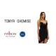 Сорочка приталена TONYA CHEMISE black XXL/XXXL - Passion Exclusive, трусики