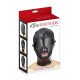 Капюшон для БДСМ зі знімною маскою Fetish Tentation BDSM hood in leatherette with removable mask