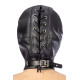 Капюшон для БДСМ зі знімною маскою Fetish Tentation BDSM hood in leatherette with removable mask