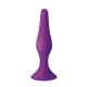 Анальна пробка з присоскою MAI Attraction Toys №34 Purple, довжина 12,5см, діаметр 3,2 см