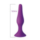 Анальна пробка з присоскою MAI Attraction Toys №34 Purple, довжина 12,5см, діаметр 3,2 см